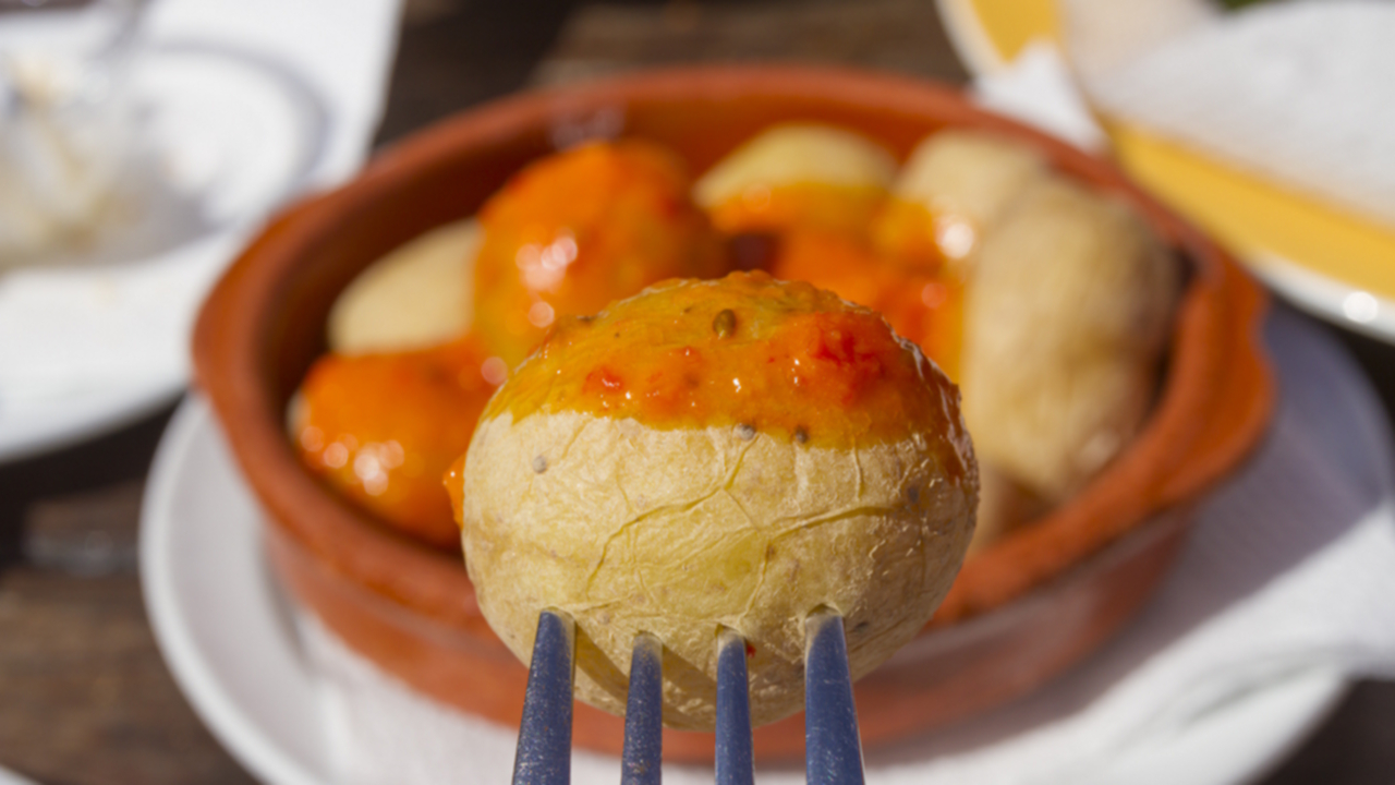 Papas arrugadas con mojo Papas arrugadas con mojo
