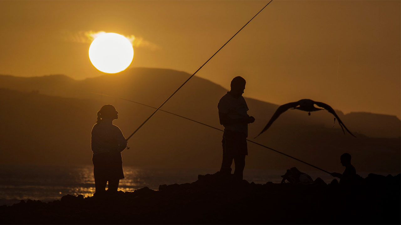 Pescadores en Gran Canaria