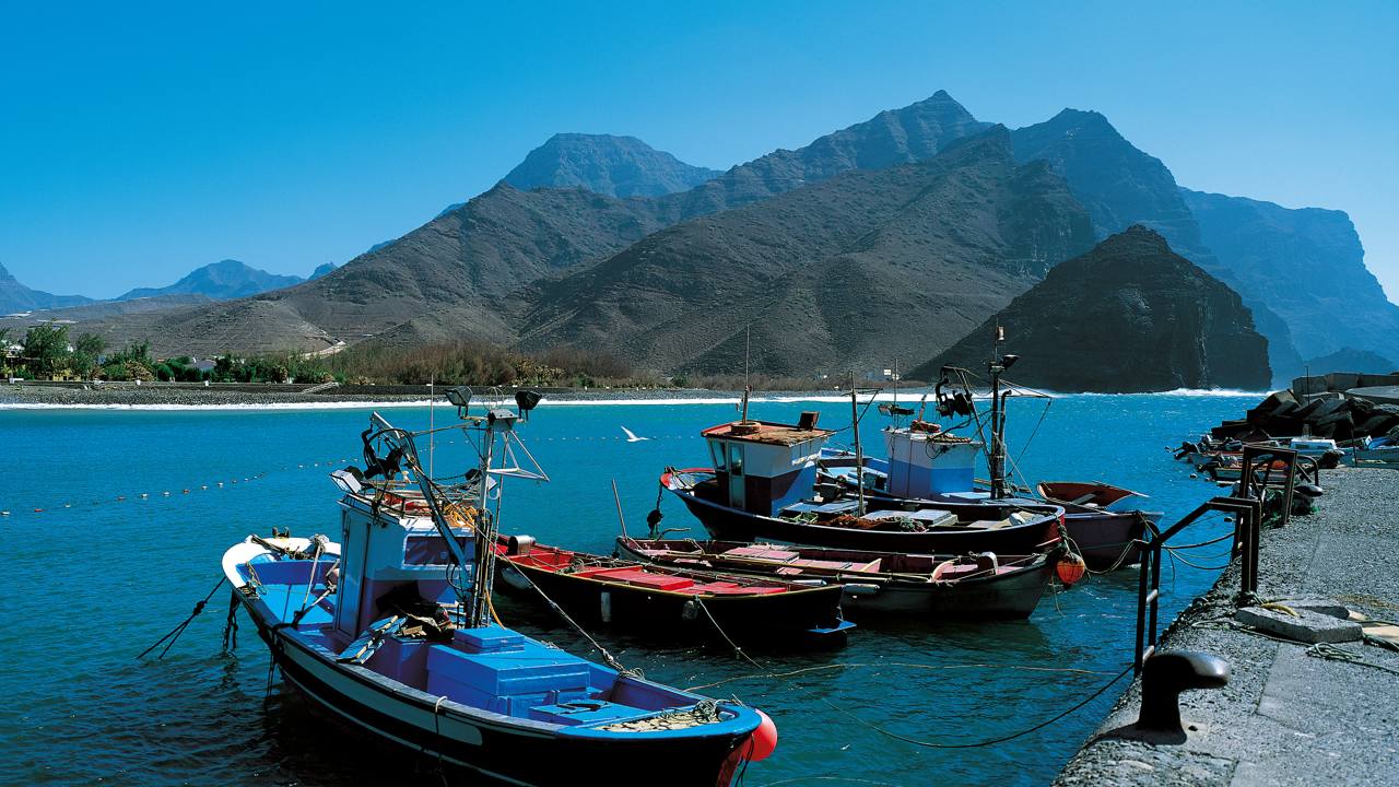 Puerto de La Aldea, en Gran Canaria