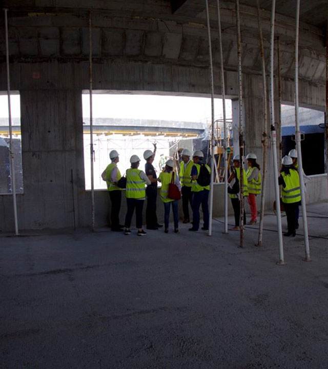 Acuario Poema del Mar en construcción