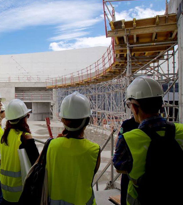 Acuario Poema del Mar en construcción