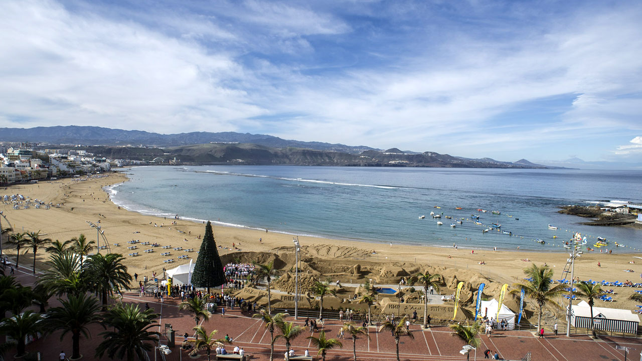 Sand Nativity (Belén de Arena), Las Canteras Beach