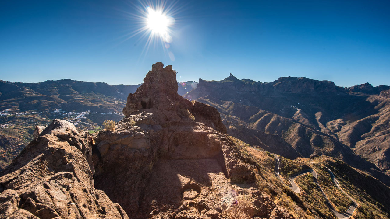 Roque Bentayga en Gran Canaria