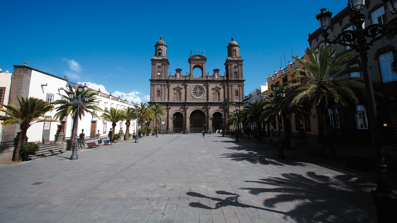 Cathedral and Plaza de Santa Ana, Vegueta, Las Palmas de Gran Canaria