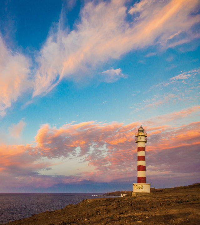 Faro de Sardina del Norte, en Gáldar