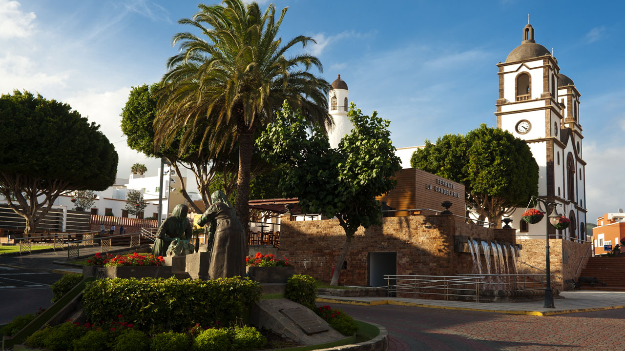 Plaza e Iglesia de La Candelaria en Ingenio, Gran Canaria