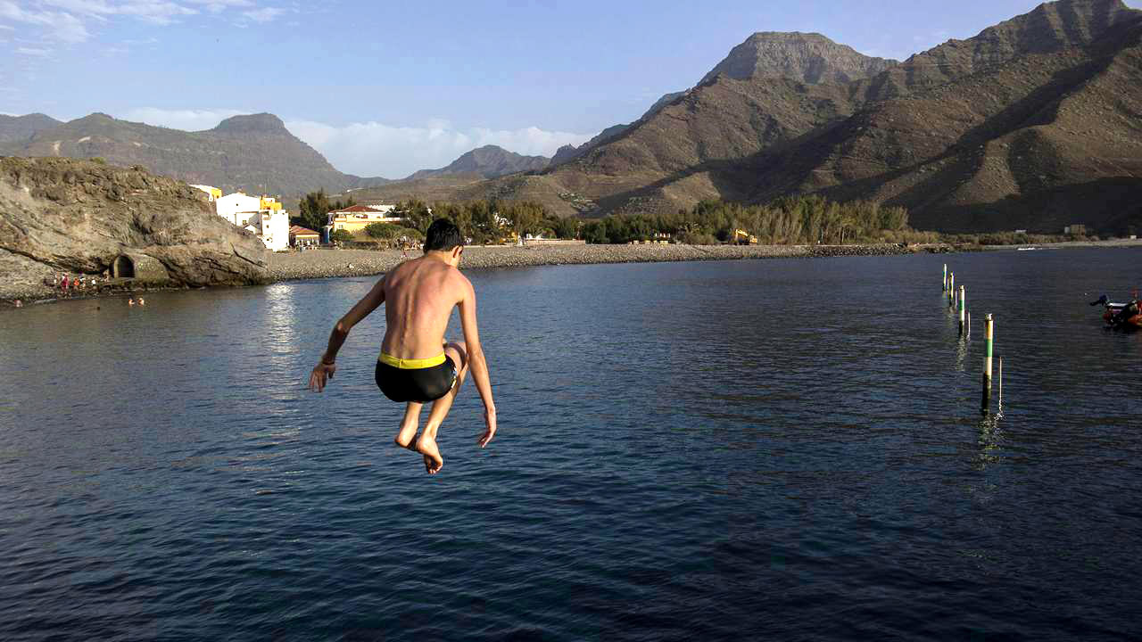 Playa de La Aldea, en Gran Canaria