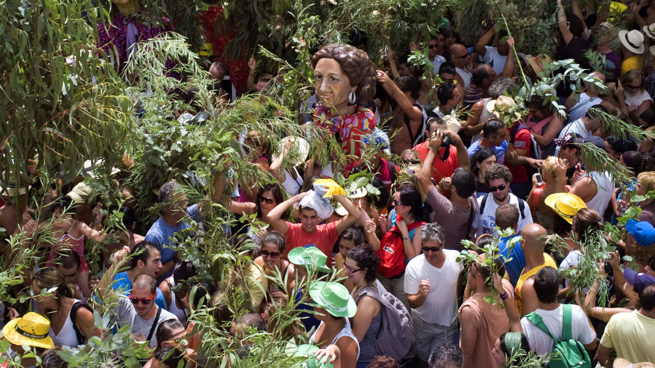 Celebración de La Rama en Agaete, Gran Canaria