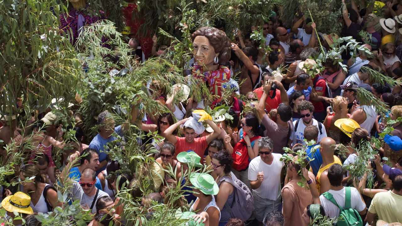 Celebración de la Fiesta de La Rama. Agaete, Gran Canaria