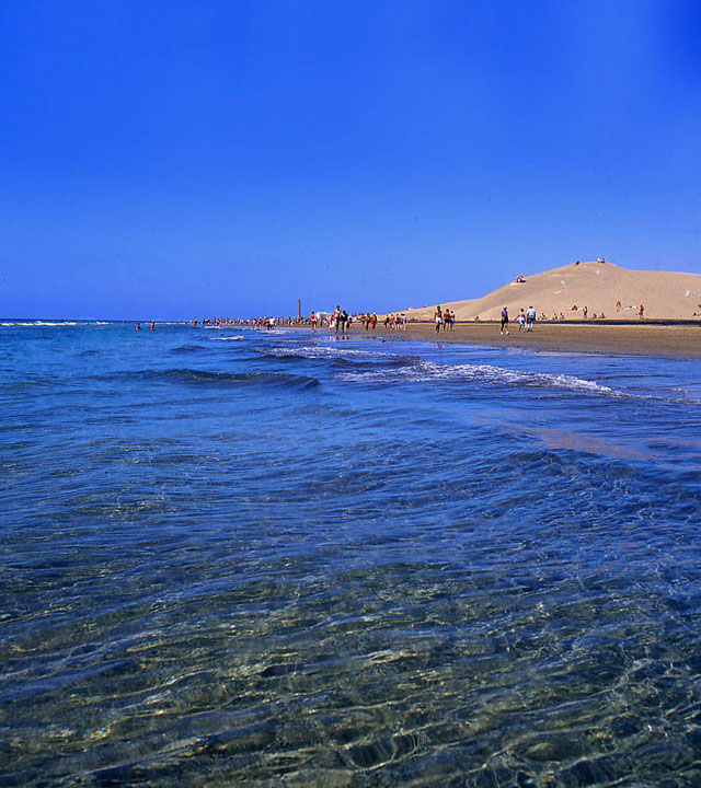 Playa de Maspalomas en Gran Canaria