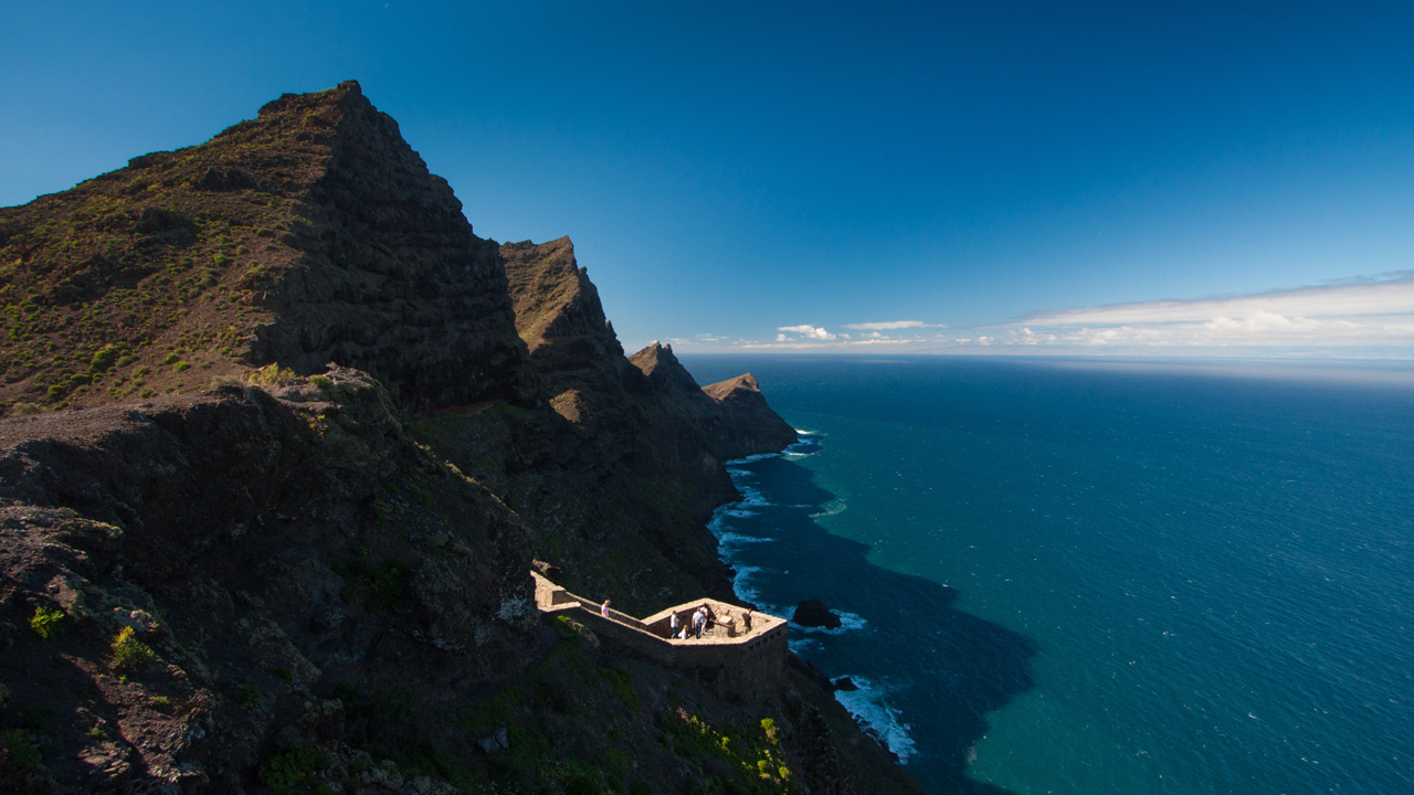 Mirador El Balcón, en la Ruta Norte de Gran Canaria