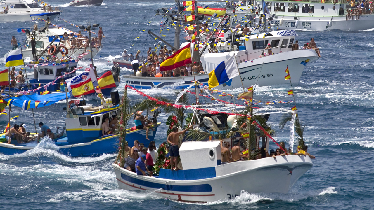 Celebración de la Fiesta del Carmen en Mogán