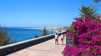 Paseo Costa Canaria en Playa del Inglés, Gran Canaria