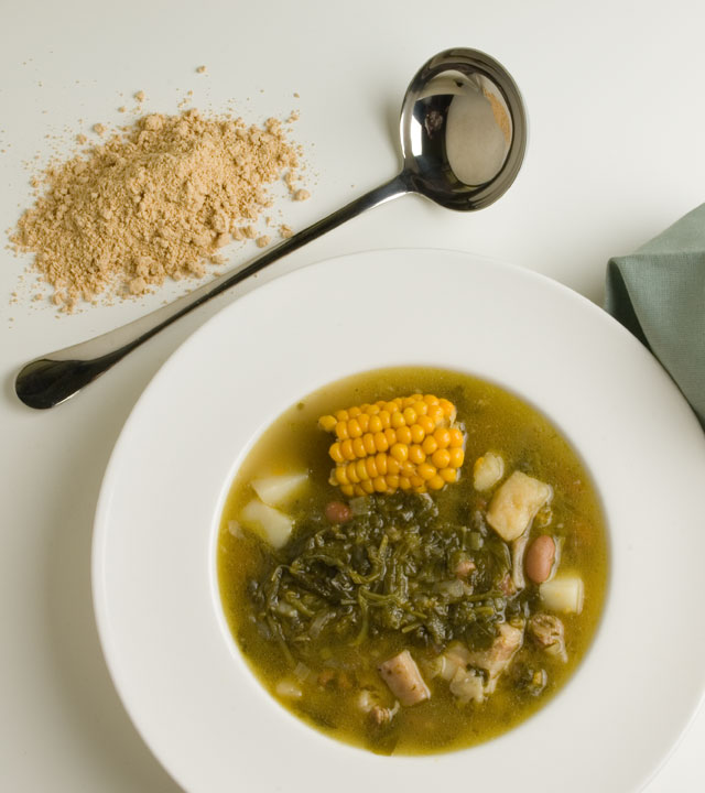 Plato de Potaje de Berros. Gastronomía canaria