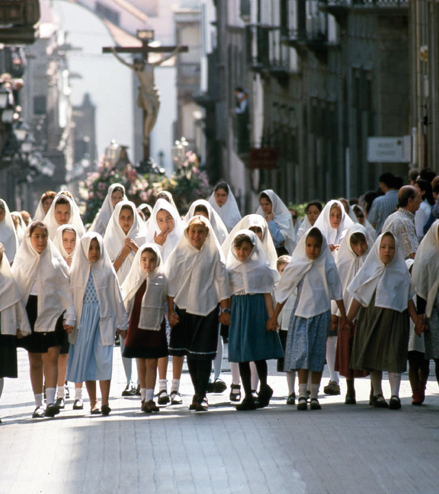 Procesión de la Mantilla, en Vegueta