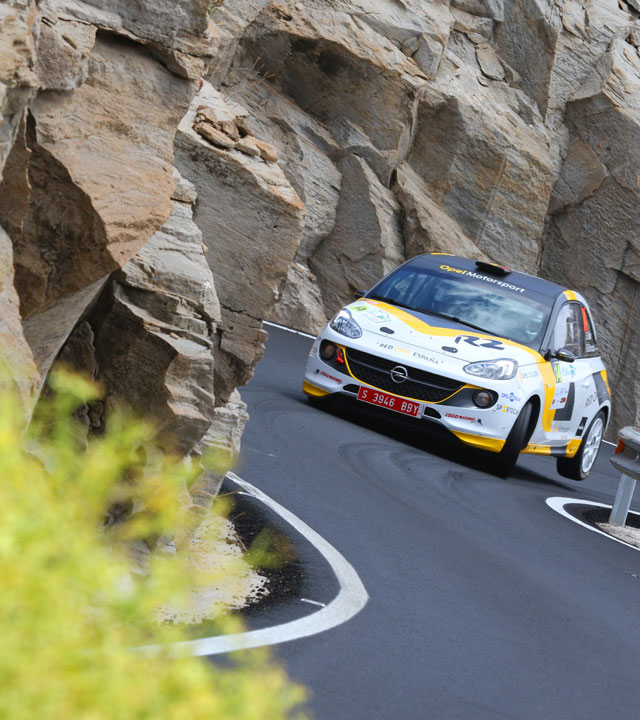 Tramo de Rally Islas Canarias, en una edición anterior de la carrera. Gran Canaria