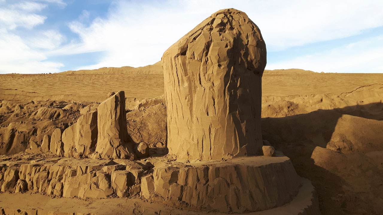 Sand Nativity (Belén de Arena), Las Canteras Beach