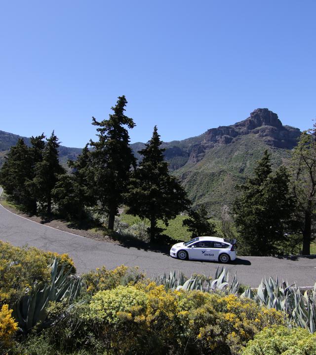 Test del Rally Islas Canarias, en una edición anterior. Gran Canaria