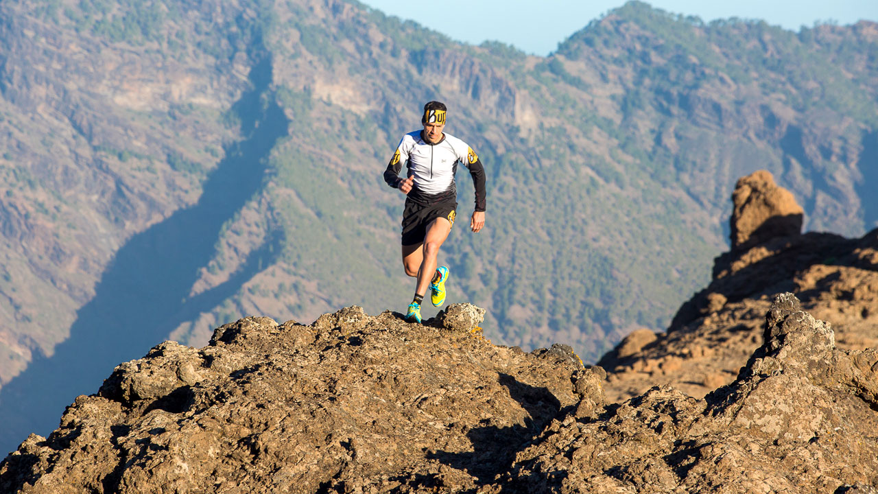 Yeray Durán, practicando ultra-trail en Gran Canaria