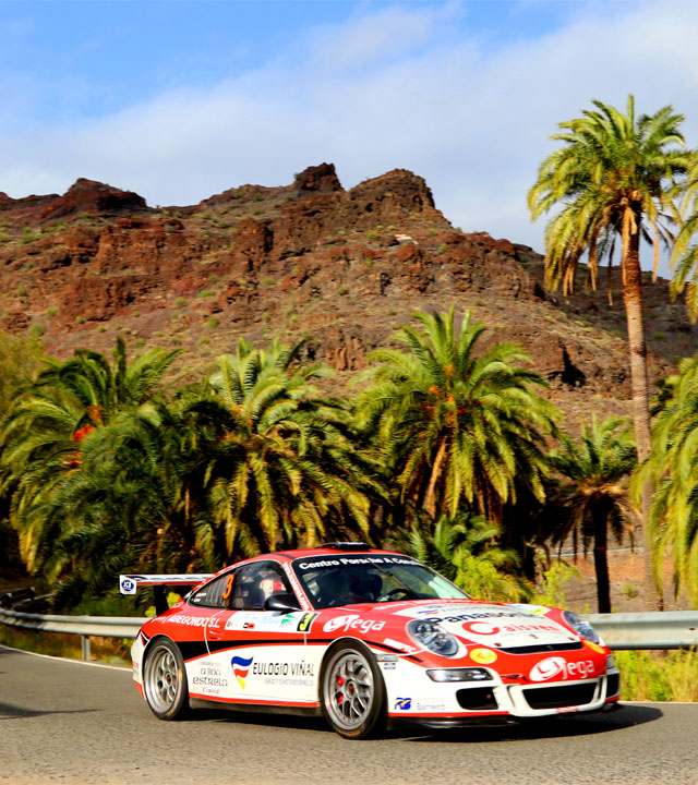 Tramo de Rally Islas Canarias, en una edición anterior de la carrera. Gran Canaria