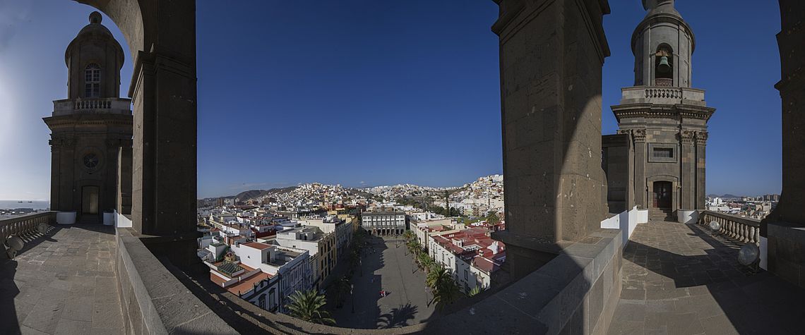 Kathedrale Santa Ana und Platz Santa Ana