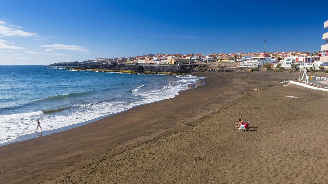 Der Strand von La Garita in Telde