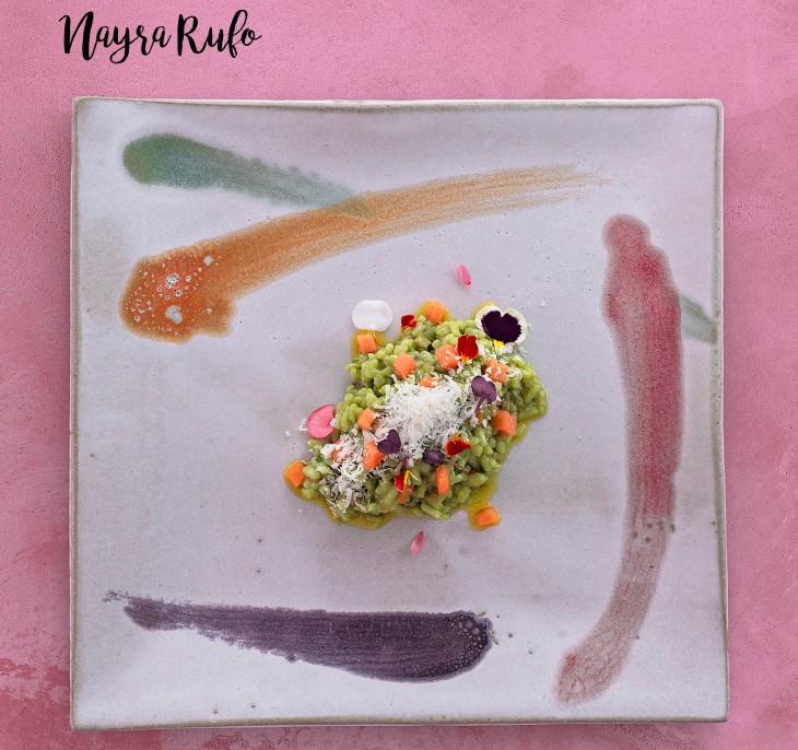Receta de arroz meloso de la chef Nayra Rufo