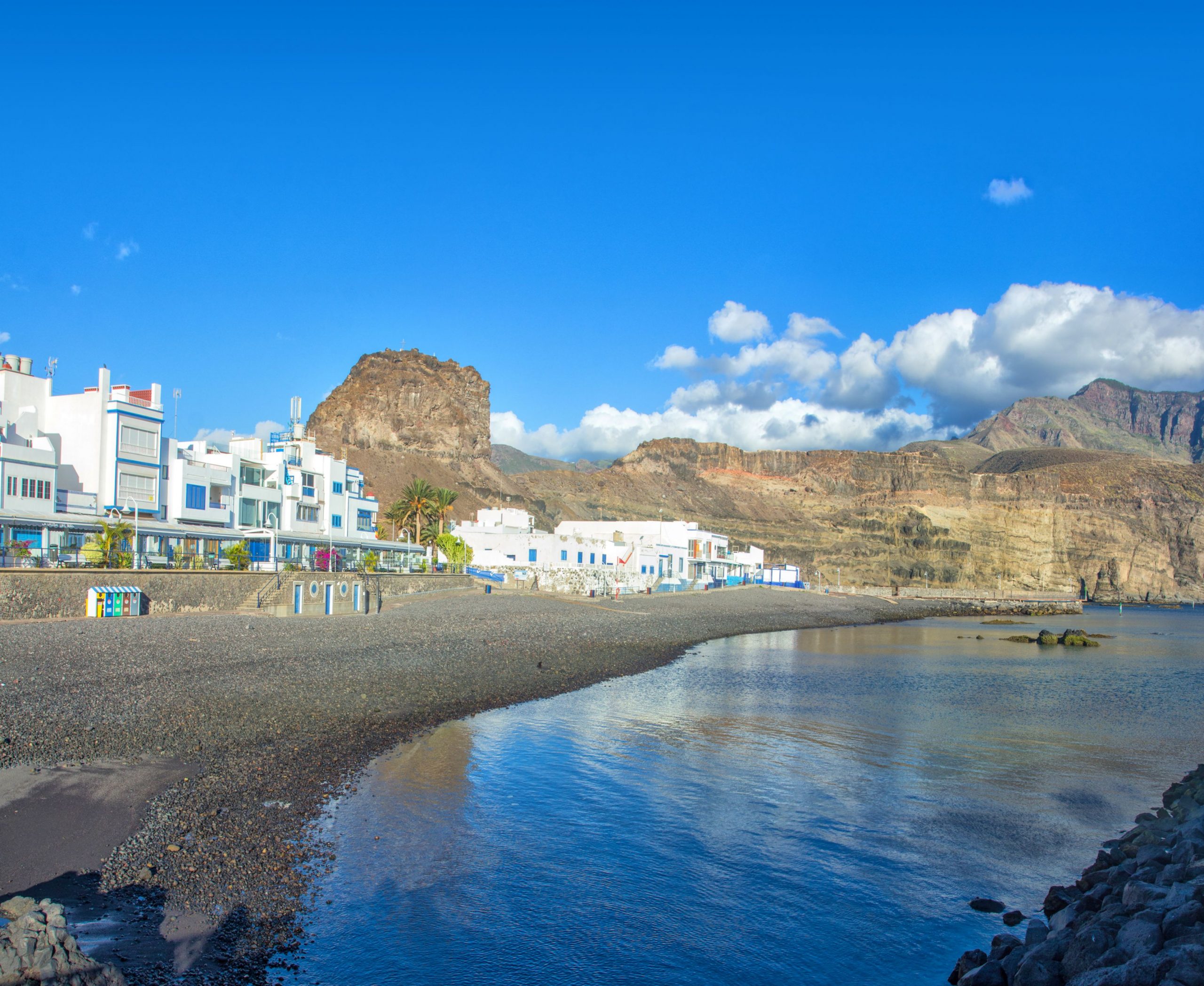 Foto de los restaurantes a pie de playa en Agaete