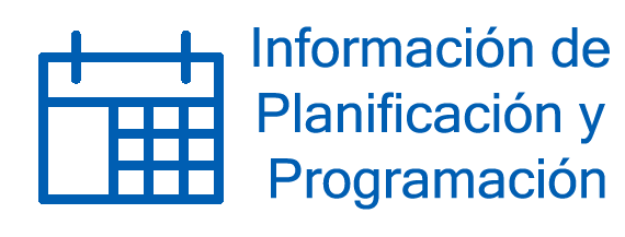 Información de Planificación y Programación