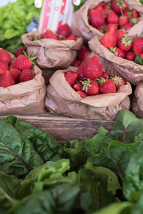 Bolsas con fresas