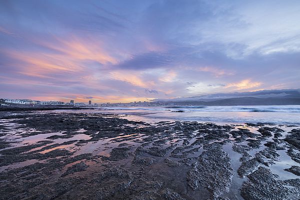 Atardecer en la Playa del Confital, Gran Canaria.