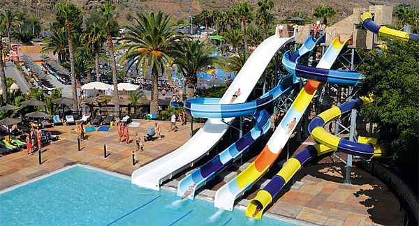 Toboganes en Aqualand Maspalomas