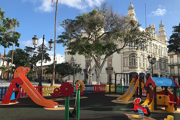 Parque Gabinete Literario: Parque de La Alameda de Colón, en Las Palmas de Gran Canaria
