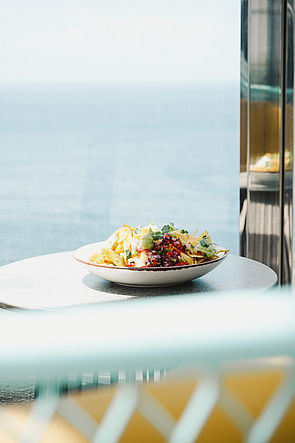 La gastronomía de la terraza Rocktop Agaete, en el norte de Gran Canaria