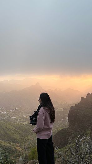 Atardecer mirador Degollada de Las Palomas, Gran Canaria