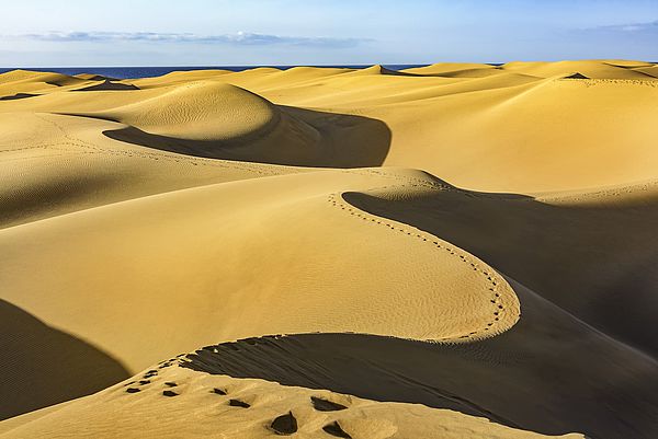Maspalomas dunes, on the island of Gran Canaria