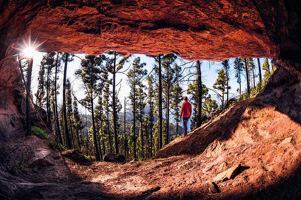 Vista del Parque Natural de Tamadaba en Gran Canaria