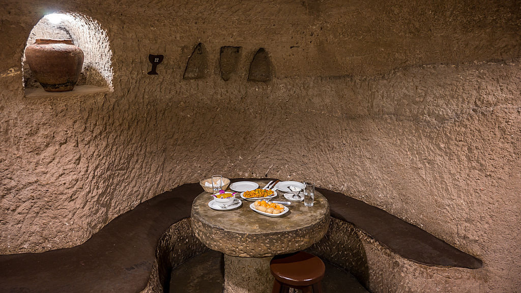 Tagoror cave restaurant.