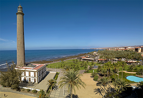 Vista actual del Faro de Maspalomas