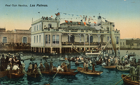 Club Náutico, Muelle Santa Catalina 1906. Fuente: FEDAC