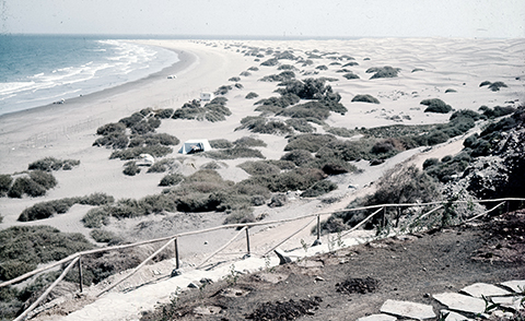 Playa del Inglés 1965-1970. Fuente: FEDAC