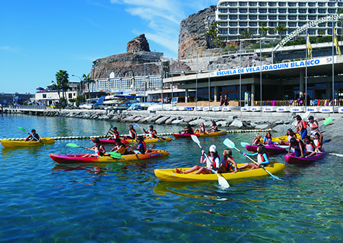 Kayak en el sur de Gran Canaria