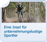 Eine Insel für unternehmungslustige Sportler