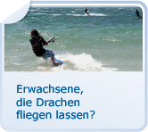 Erwachsene, die Drachen fliegen lassen?