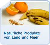 Natürliche Produkte von Land und Meer