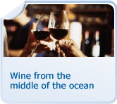 Wine from the middle of the ocean