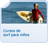 Cursos de surf para niños