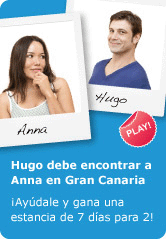 Hugo debe encontrar a Anna en Gran Canaria