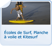 Écoles de Surf et Planche à voile