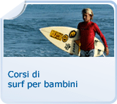 Corsi di surf per bambini